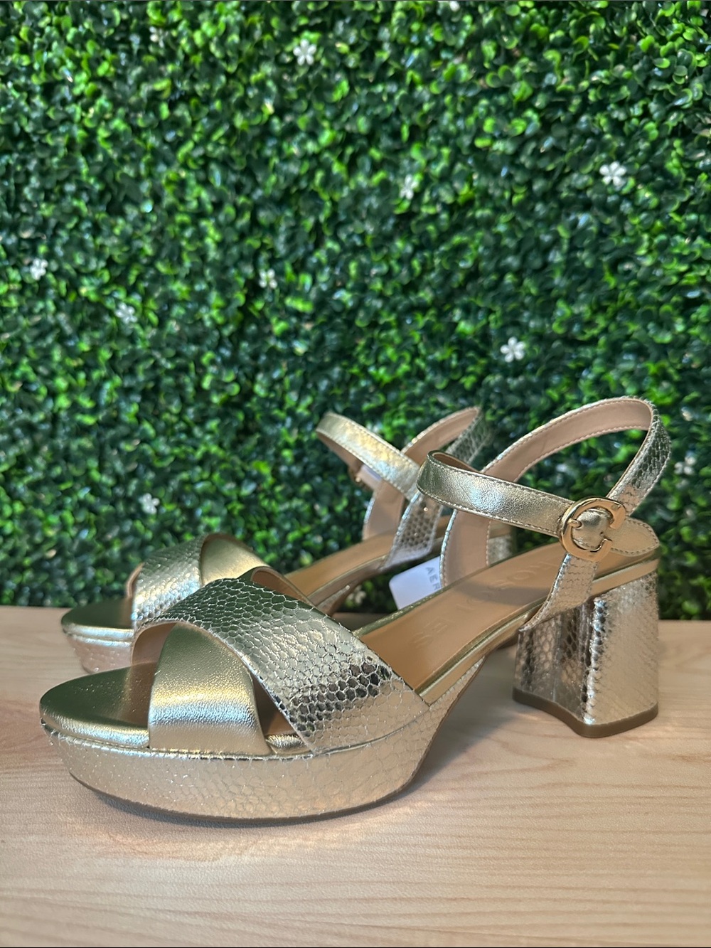 Aerosols Cosmos Platform Sandals #14 - Picture 2 of 7